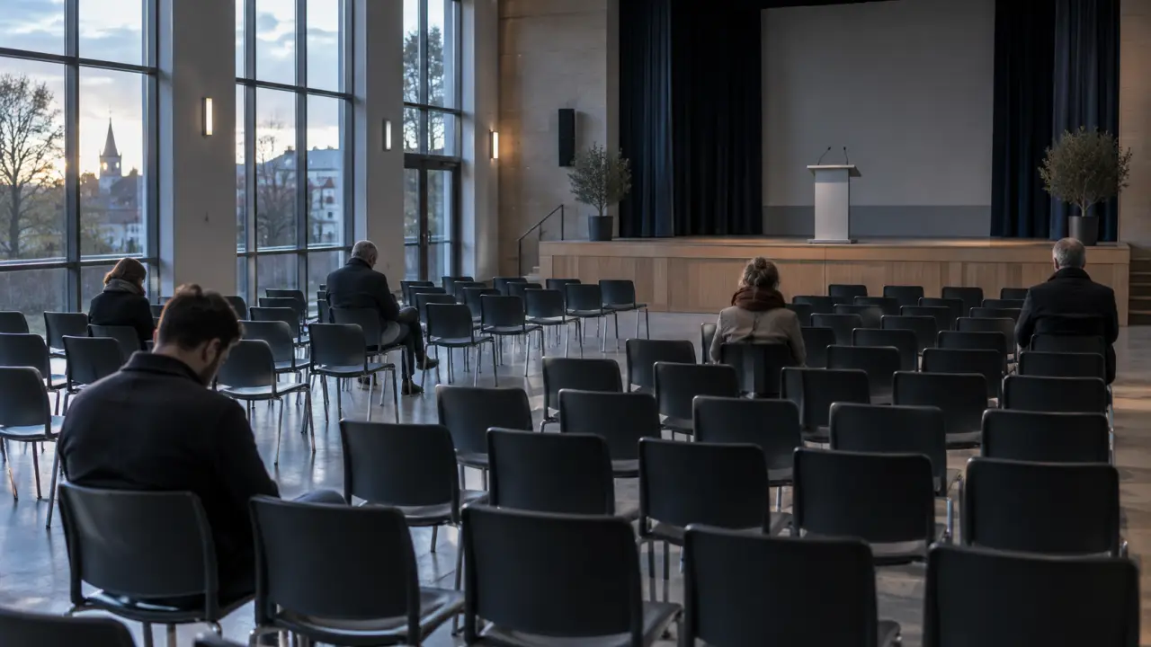Citoyens réunis pour échanger lors d'une discussion publique