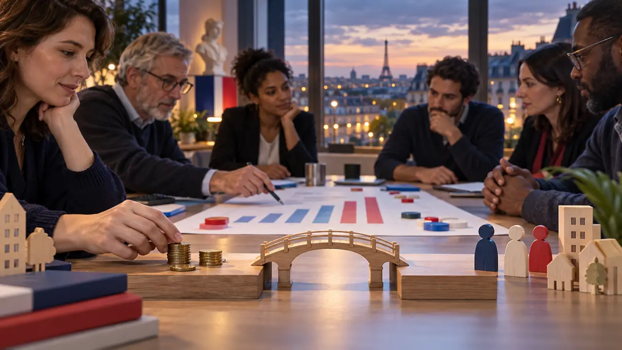 Citoyens réunis pour échanger sur les priorités collectives et l'avenir du lien social
