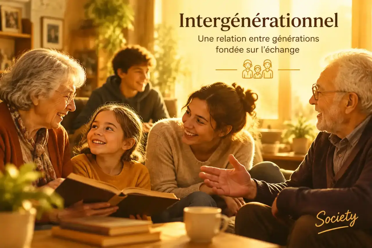Intergénérationnel : une relation entre générations fondée sur l’échange